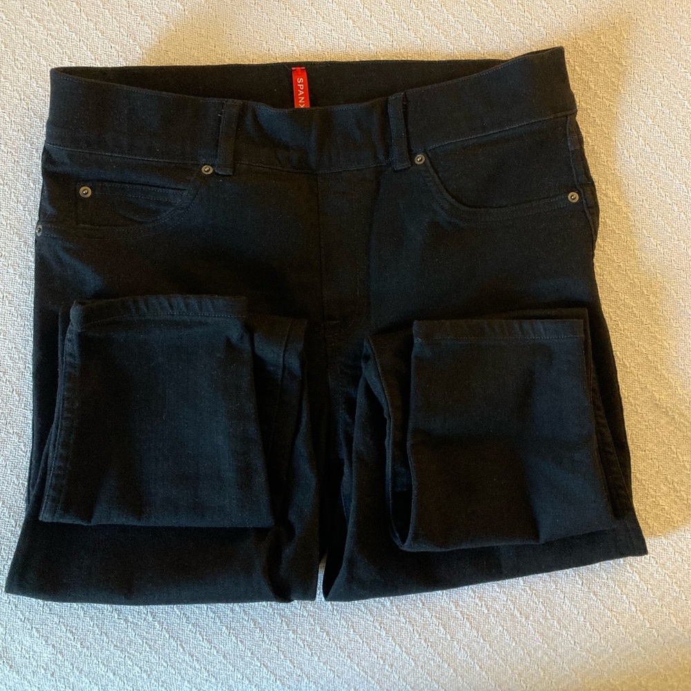 SPANX Black Denim Ankle Skinny Jean in PM - EUC - Picture 6 of 6